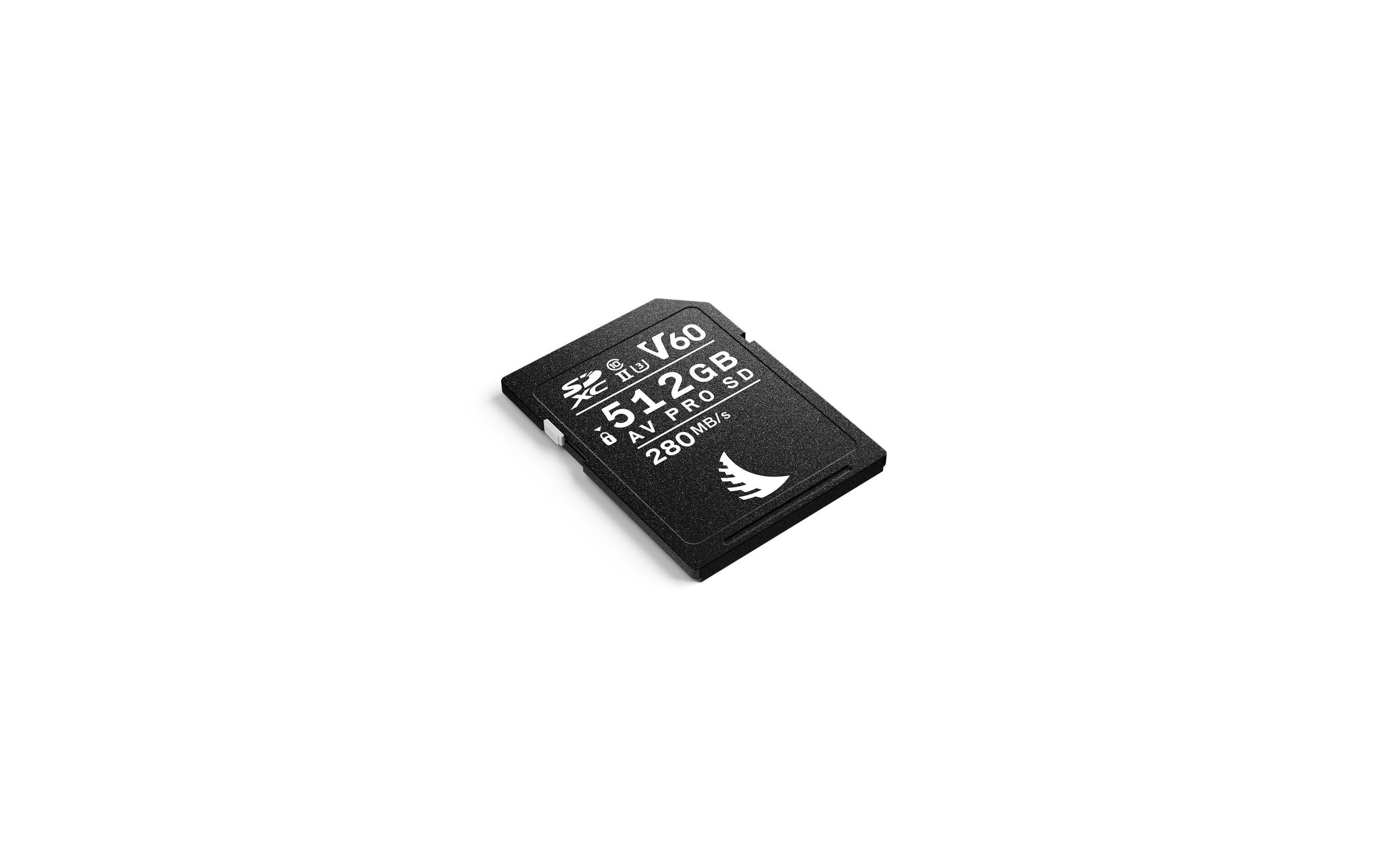 Angelbird AV PRO SD V60 MK2 512 GB SDXC UHS-II Schwarz