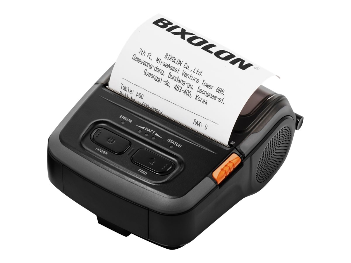 Bixolon SPP-R310 Mobiler Belegdrucker Thermodirekt 80 mm 203 dpi USB RS-232 Bluetooth Schwarz