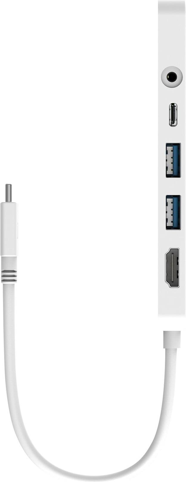 j5create JCD373-N USB-C Multi Adapter HDMI 4K 60W PD Weiß
