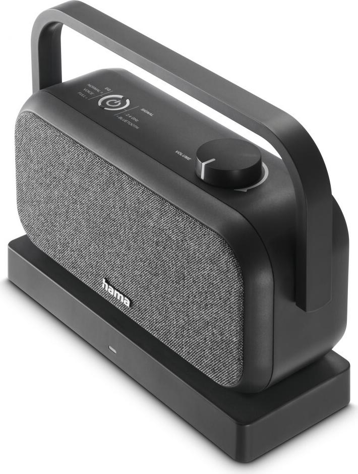 Hama Lautsprecher für Fernseher, 2,4-GHz-Station + Bluetooth®, tragbar, stereo (00221849)