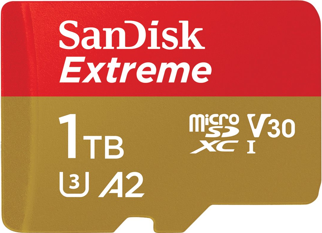 SanDisk Extreme Flash-Speicherkarte (microSDXC-an-SD-Adapter inbegriffen) (SDSQXAV-1T00-GN6MA)