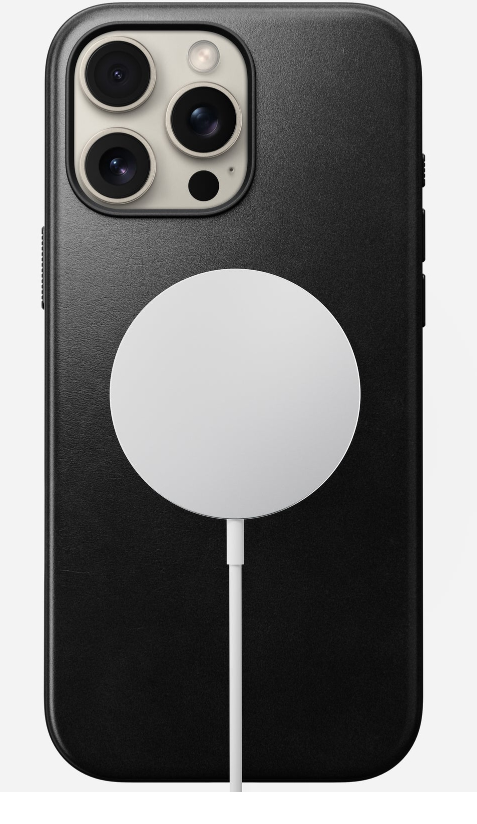 Nomad Modern Leather Case iPhone 16 Pro Max 6,9" MagSafe Horween Leder Schwarz