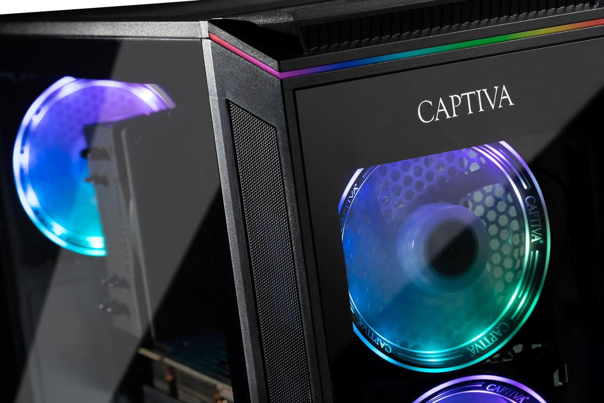 Captiva Advanced Gaming R67-475 5800X AMD Ryzen™ 7 16 GB DDR4-SDRAM 500 GB SSD Windows 11 Home PC Schwarz (67475)