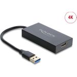 Delock Adapter USB Typ-A Stecker zu HDMI Buchse 4K (62144)