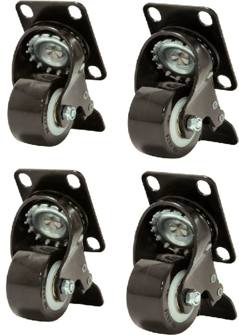 DSIT 4 Stück Rollen mit Bremse für alle Serverschränke (DS-Castor-B)