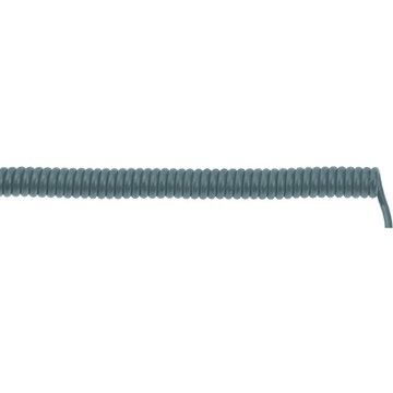 Lapp UNITRONIC® SPIRAL LiF2Y11Y Spiralkabel 6 x 0,14 mm² 1,6 m Grau