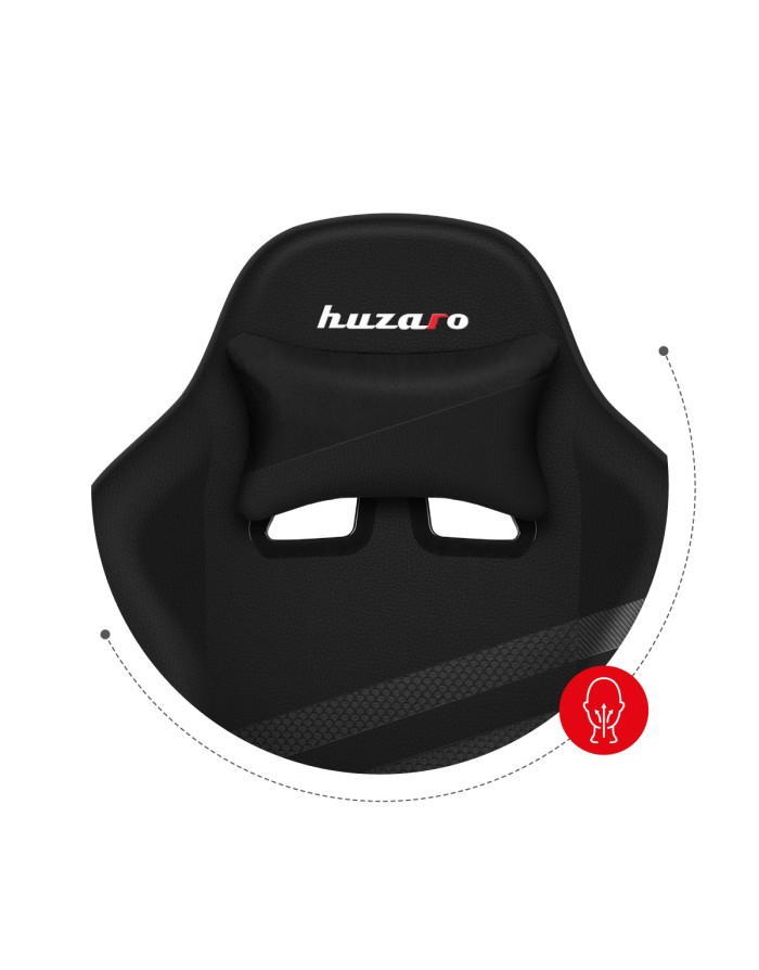 Huzaro Force 4.4 Carbon Gaming-Stuhl Schwarz, Karbon