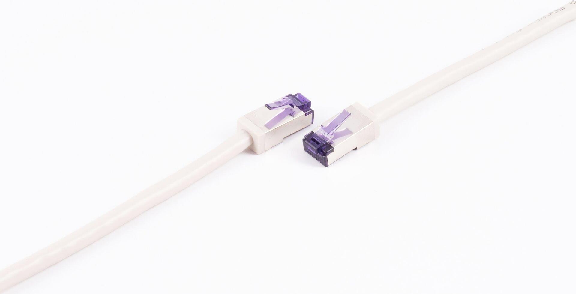 Flexline FL31-28500 Cat6a S/FTP Patchkabel 50 m Grau