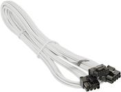 Seasonic 12VHPWR PCIe Adapter Kabel - (weiß, 0,75 Meter)(SS2X8P-12VHPWR-600/WHITE)