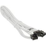 Seasonic 12VHPWR PCIe Adapter Kabel - (weiß, 0,75 Meter)(SS2X8P-12VHPWR-600/WHITE)