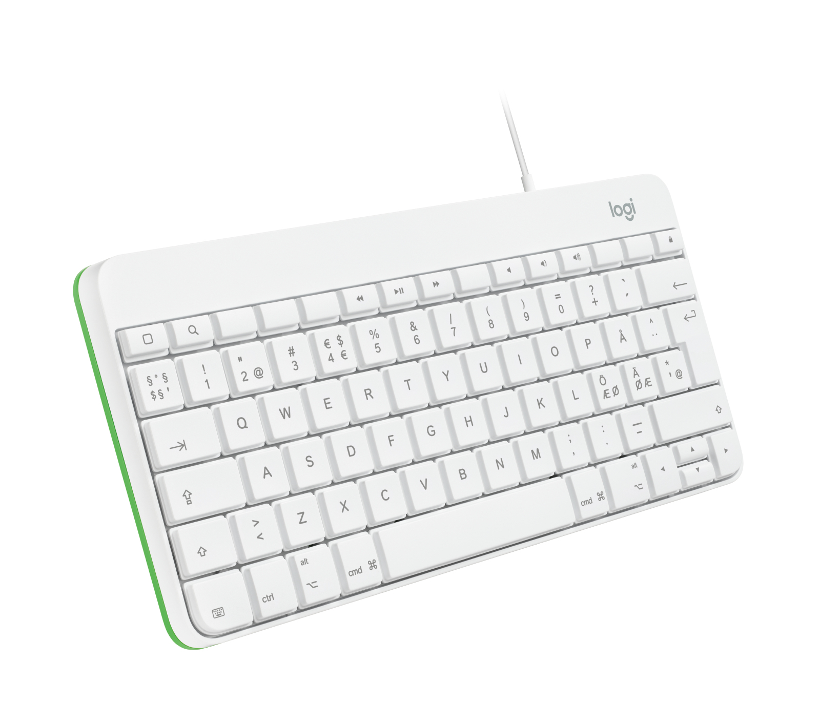 Logitech Wired for iPad Tastatur USB QWERTY UK Weiß