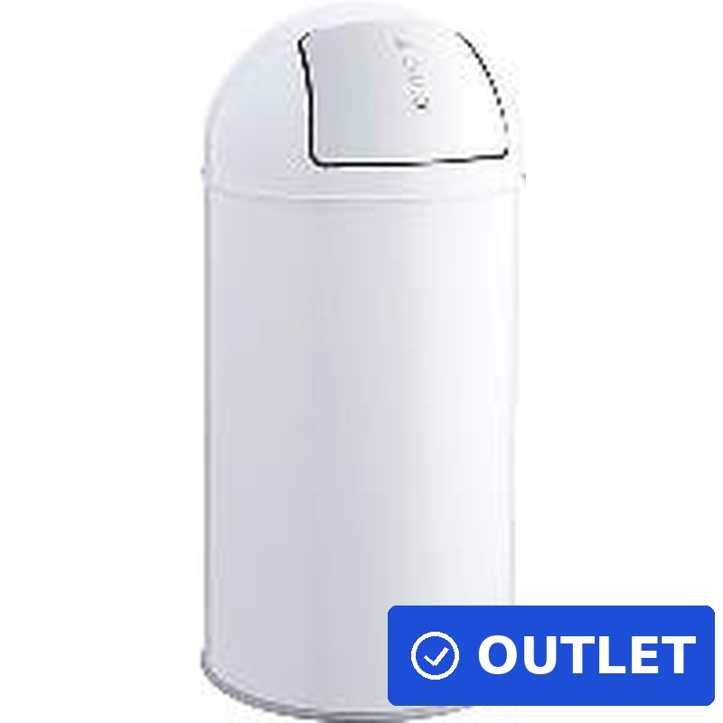 helit Mülleimer 30,0 l weiß (H2401705) (geöffnet)