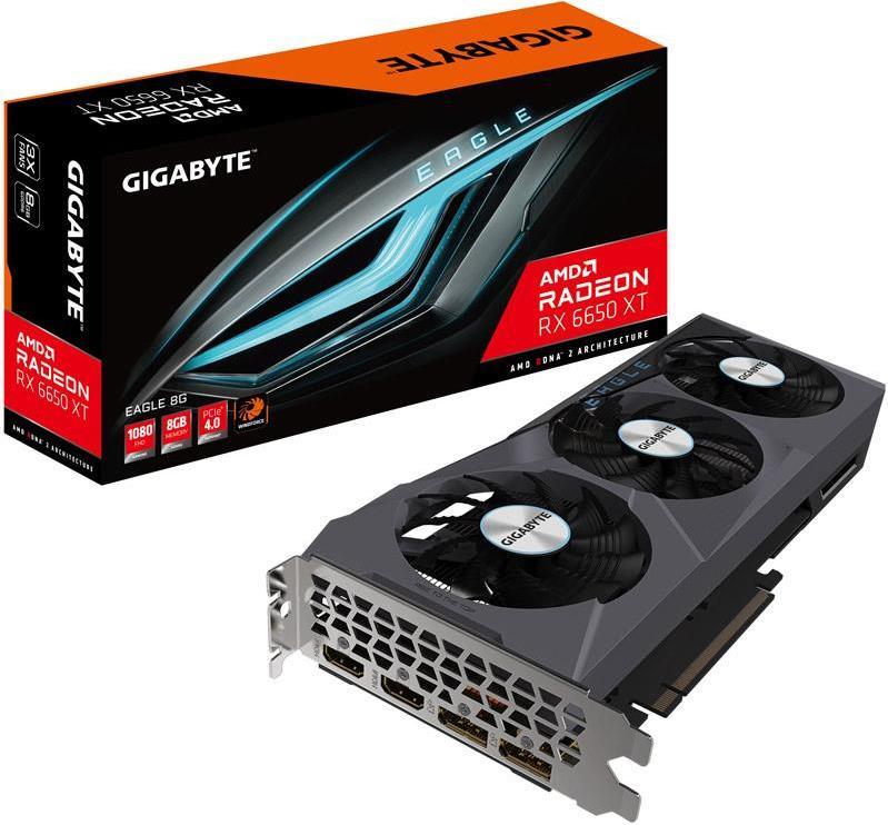 Gigabyte Radeon RX 6650 XT EAGLE 8G Grafikkarten Radeon RX 6650 XT 8GB GDDR6 PCIe 4,0 2 x HDMI, 2 x DisplayPort (GV R665XTEAGLE 8GD)  - Onlineshop JACOB Elektronik