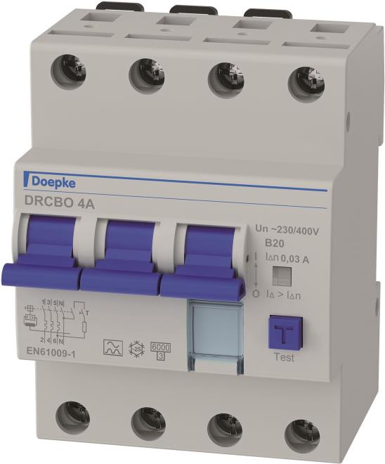Doepke DRCBO 4 B20/0.03/3N-AFI-/LS-Kombination 3p+N 20 A (09945105)