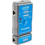 Lanberg NT-0403 Netzwerkkabel-Tester PoE-Tester Blau (NT-0403)