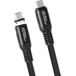 MicroConnect USB-C to USB-C cable 1m 240W, 8K, 40Gbps, USB4 Premium USB4 liquid silicone magnetic cable, 40Gbps, (MC-LS-USB4CC1.0)