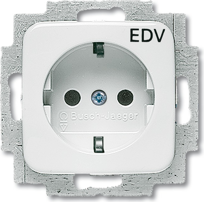 Busch Jaeger 20 EUC/DV-214 Steckdose CEE 7/3 Weiß (2011-0-3074)
