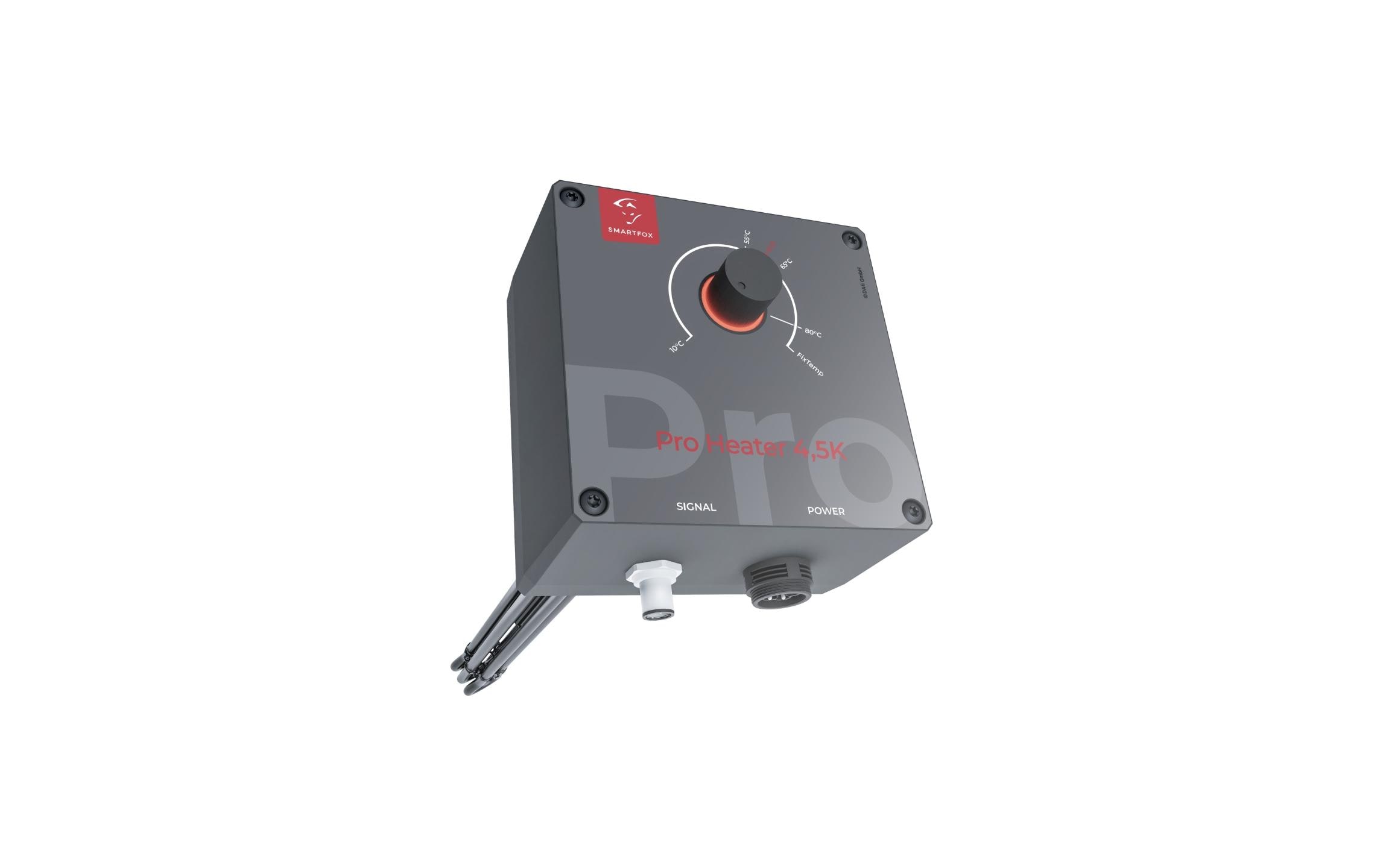 SMARTFOX Pro Heater 4.5K Heizstab mit Hygienefunktion gegen Legionellen 4.500 W RS485