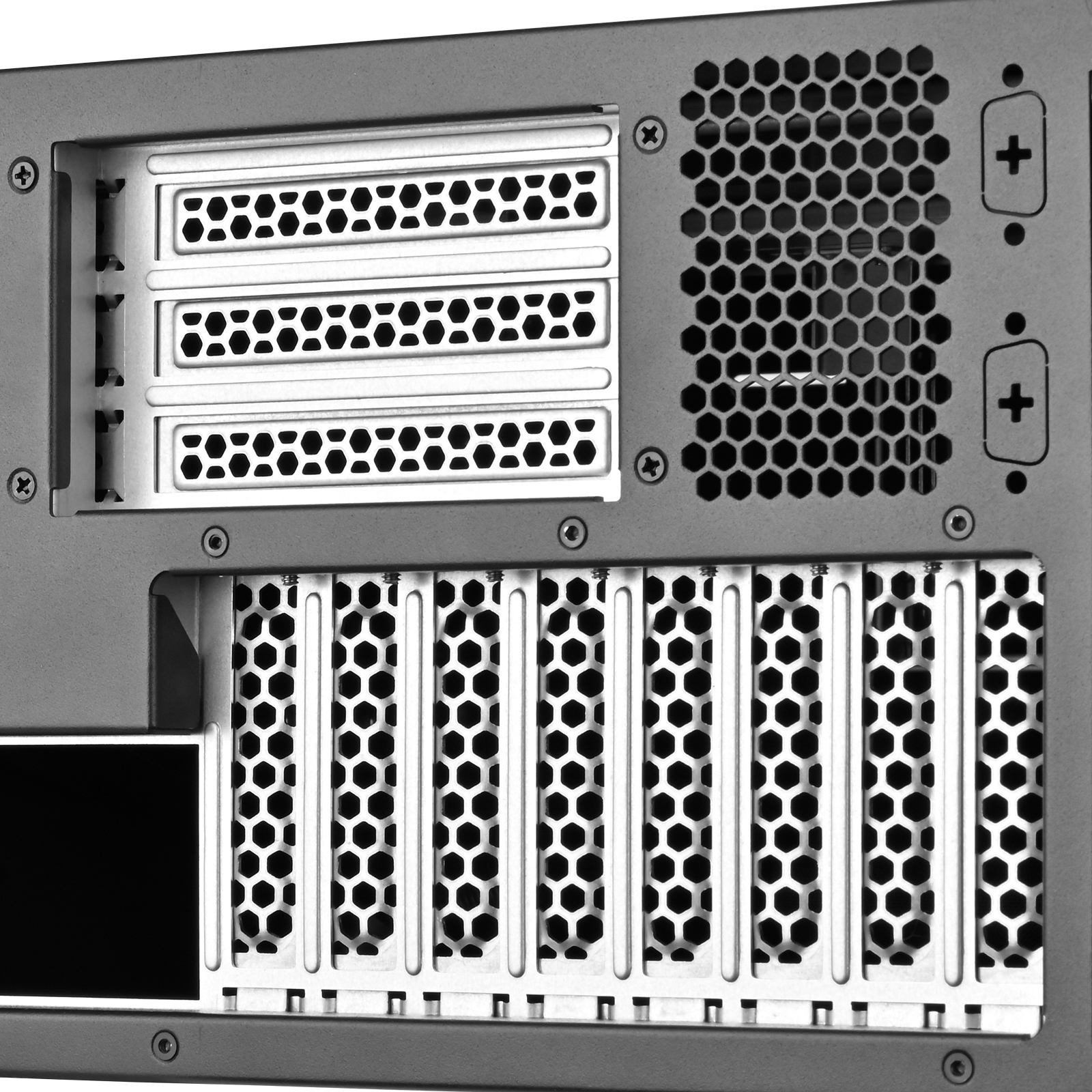 SilverStone RM47-502-I Rack Server-Gehäuse Schwarz