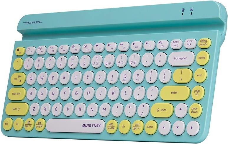 Drahtlose Tastatur A4tech FSTYLER FBK30 Avocado 2.4GHz+BT (Silent) A4TKLA47188 (A4TKLA47188)