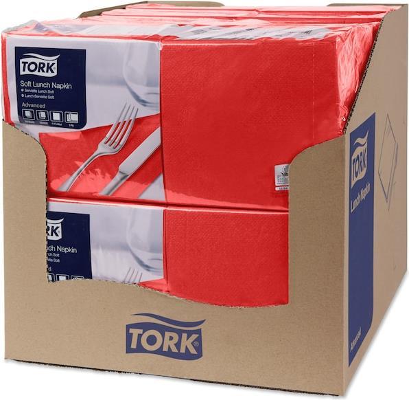 Tork 477861 Papierserviette Rot 150 Stück(e) (477861)