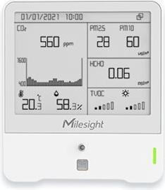 Milesight IoT AM308 LoRaWAN Indoor Ambience Monitoring Sensor, E-Ink Display, 8-in-1 IAQ (AM308-868M)