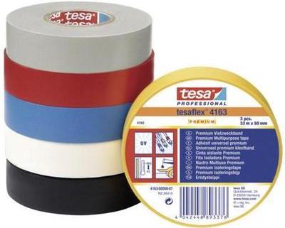 tesaflex® 4163 (L x B) 33 m x 25 mm Schwarz PVC 4163-06-02 Inhalt: 1 Rolle(n) (4163-06-02)