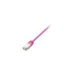 Patchkabel equip RJ45 S/FTP C6 20.00m Pink HF (605589)