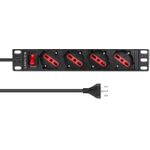 Lanview LVR-2MIT-SW-IT4 Stromverteilereinheit (PDU) 1U Schwarz (LVR-2MIT-SW-IT4)