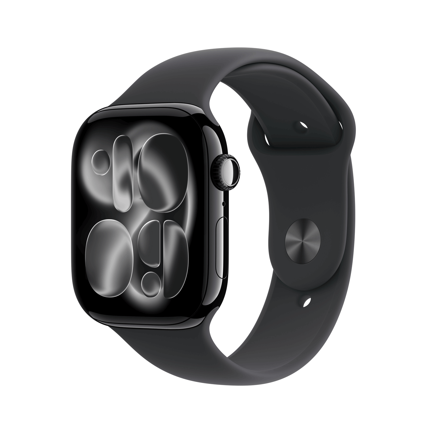 Apple Watch Series 11 GPS 46mm Jet Black Aluminium Case with Black Sport Band - M/L (MEUX4ZR/A)