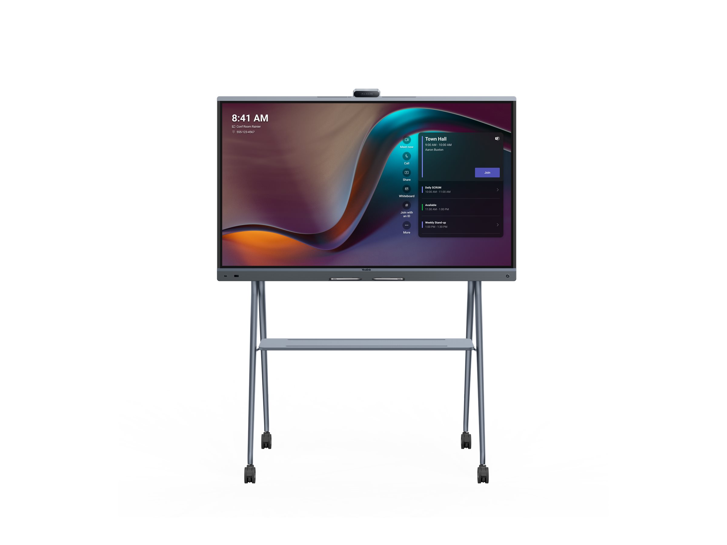 Yealink MeetingBoard 65 Pro 65" 4K UHD Interaktives Whiteboard Silber