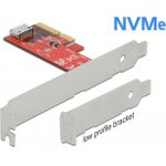 Delock PCI Express x4 Karte zu 1 x intern OCuLink SFF-8612 - Low Profile Formfaktor (90482)