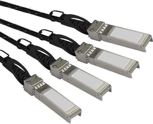 StarTech.com 3m QSFP+ Breakout Kabel (QSFP4SFPPC3M)