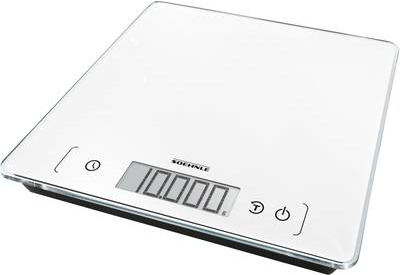 Soehnle Page Comfort 400 Elektronische Küchenwaage Weiß Tisch Quadratisch (61505)