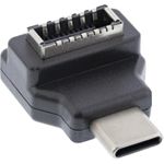 InLine USB 3.2 Adapter USB-C Stecker zu intern USB-E Frontpanel Buchse (33446L)