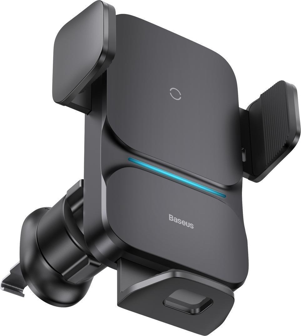 Baseus Wisdom Car Mount Wireless Charger Aktive Halterung Handy/Smartphone Schwarz (CGZX000001)