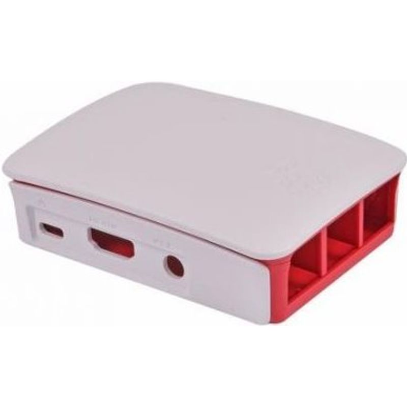 Raspberry Pi Hülle ABS-Kunststoff weiß, Rot TZT 241 AAA-01 