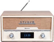Denver MDA-525LW Retro-Anlage DAB+/FM/BT/CD Holz hell