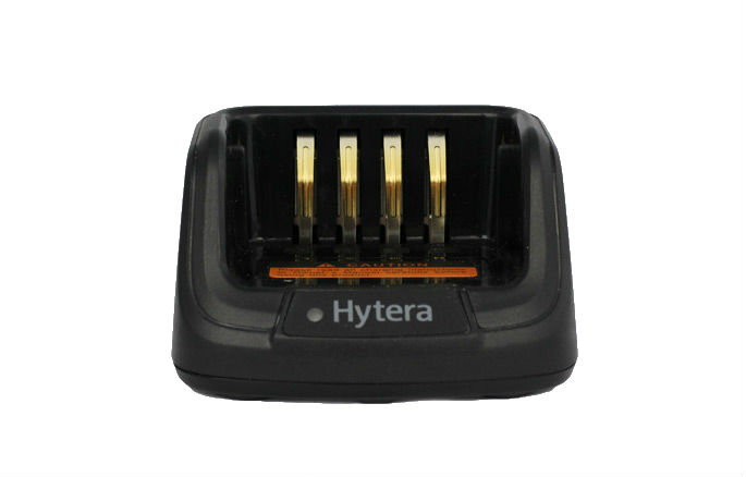 Hytera CH10A07 Batterieladegerät für Funkgeräte, Li-Ion/NiMH, Schwarz