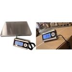 Little balance Paketwaage Pro e-200, Tragkraft: 200 kg professionelle Paketwaage aus Edelstahl, separates - 1 Stück (LB 8371)