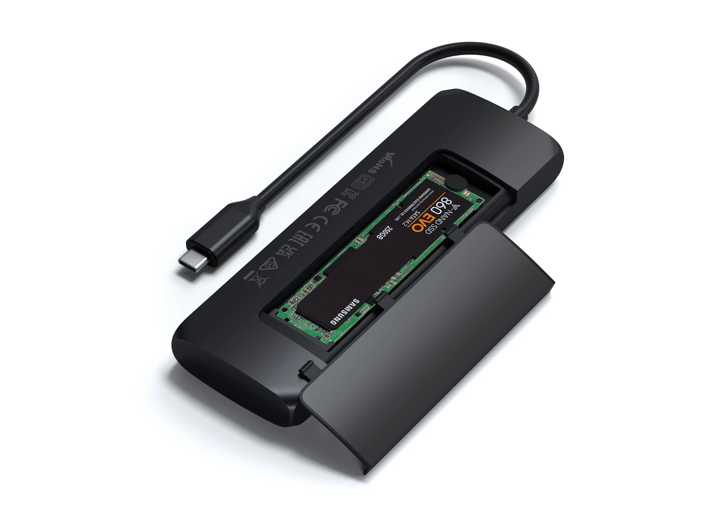 Satechi ST-UCHSEK Dockingstation USB 3.2 Gen 2 Schwarz