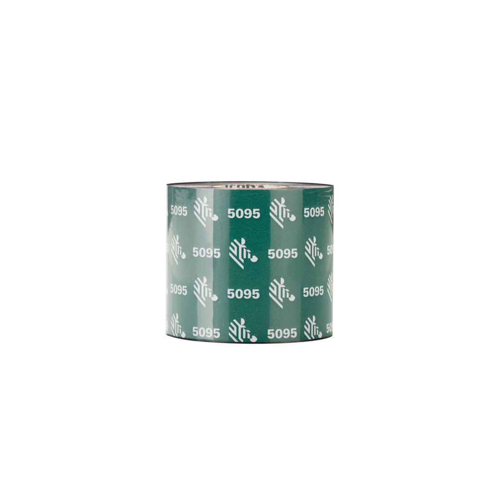 Zebra 5095 Resin Thermotransferband 60 mm x 300 m Außen Schwarz