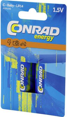 Conrad CE-2182253 Haushaltsbatterie Einwegbatterie LR14 Alkali (CE-2182253)