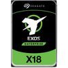Seagate Exos X18 ST18000NM001J - Festplatte - verschlüsselt - 18 TB - intern - SATA 6Gb/s - 7200 U/min - Puffer: 256 MB - Self-Encrypting Drive (SED)