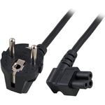 EFB-Elektronik Netzleitung Schutzkontakt 90° - C5 90°, schwarz, 1,8m, 3 x 0,75 mm² Hersteller: EFB Elektronik (EK551.1,8)