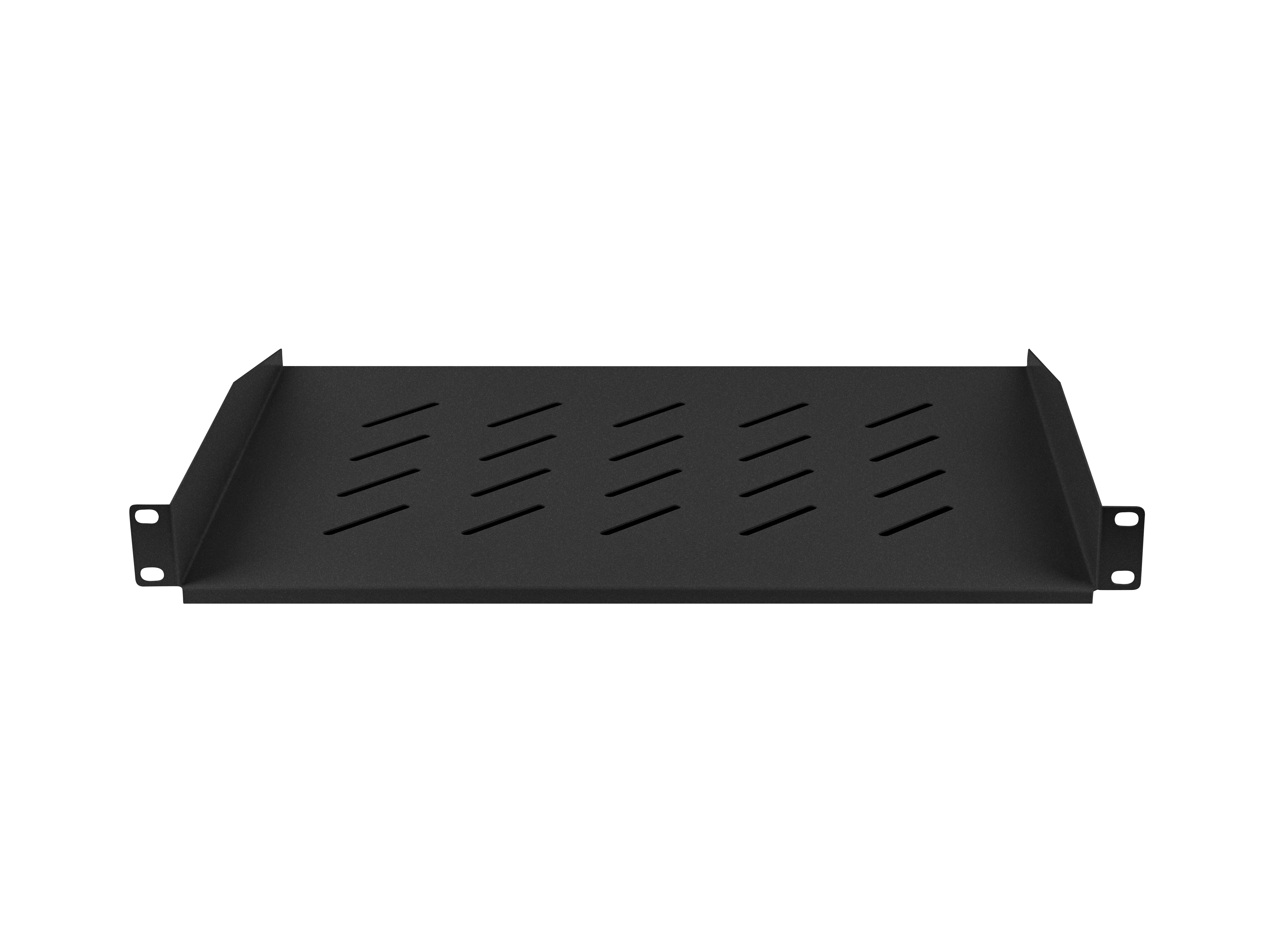 Lanberg AK-1008-B 19" 1U Rack-Regalboden 48.3 x 31.5 cm Schwarz