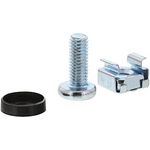 InLine® Käfigmutternset M6, je 50x Käfigmuttern, Unterlegscheiben, Schrauben (01950B)