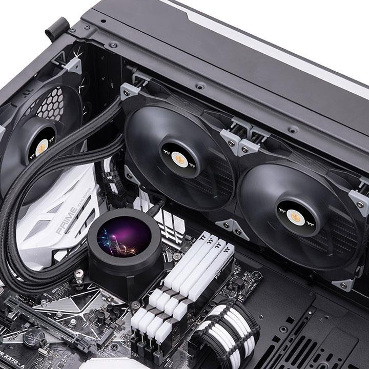 Thermaltake TT Toughliquid Ultra 280 All-in-One-Flüssigkeitskühler Schwarz