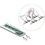Delock M.2 Karte zu 8 x Seriell RS-232 DB9 mit Standard und Low Profile Slotblenden (95282)
