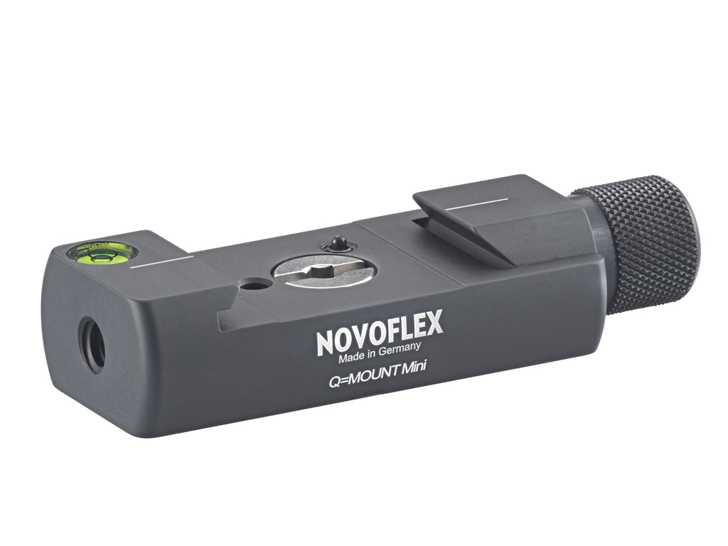 Novoflex Q=Mount Mini Löseplatte Aluminium Grau